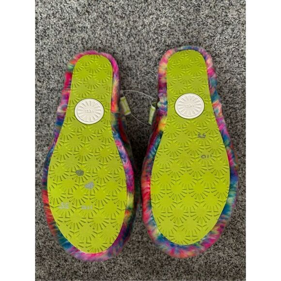 UGG Women’s Fluff Yeah Pixelate Slingback Sandals/Slippers Sz 10 - Picture 5 of 6
